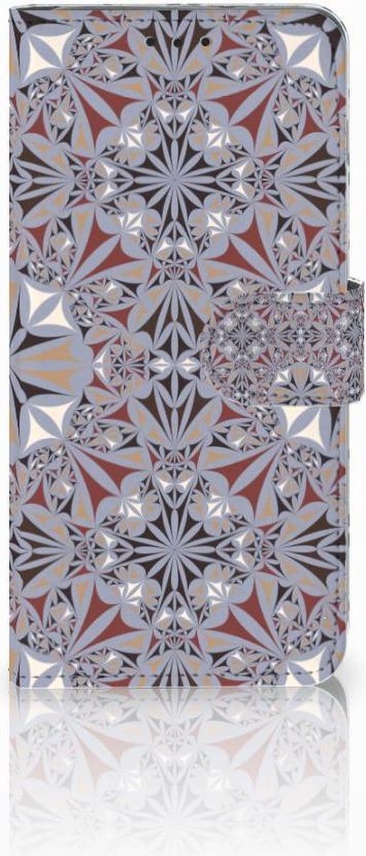 Samsung Galaxy S10 Plus Bookcase Flower Tiles