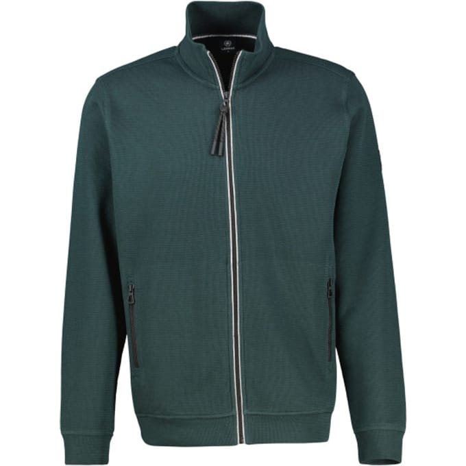 Lerros - Sweatvest - Mannen - M - 664 CEDAR GREEN - Katoen - 2004503
