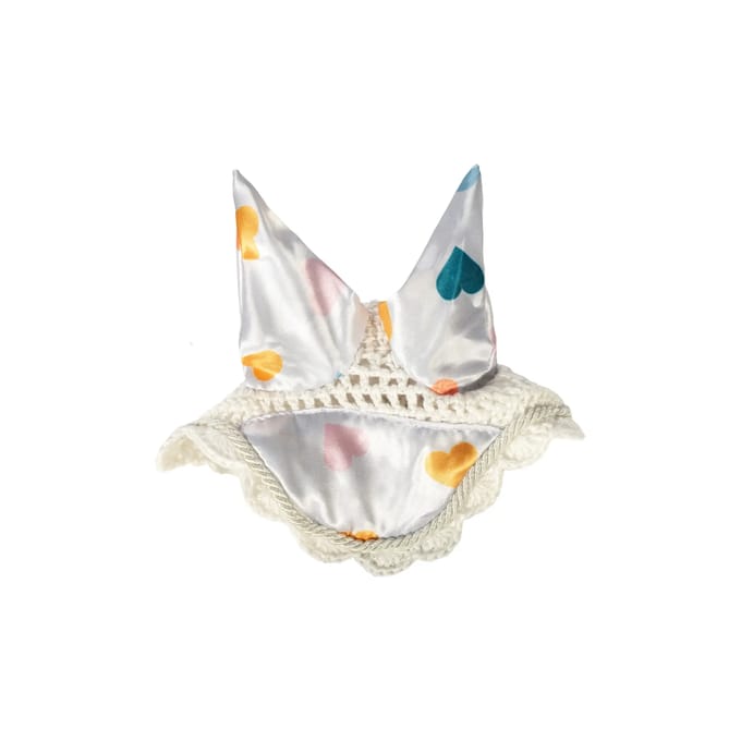 HKM Hobby Horse oornetje wit met hartjes