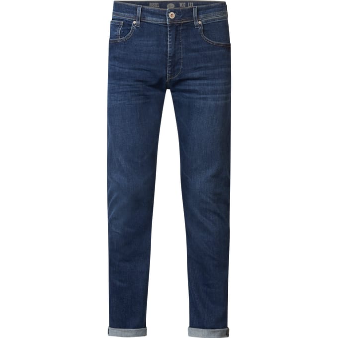Petrol Industries Denim tapered regular blue denim