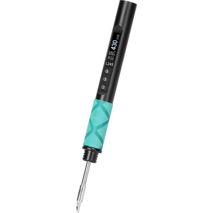 Mini fer à souder électrique intelligent, station de soudage portable, écran OLED de 0,91 pouce, entièrement noir