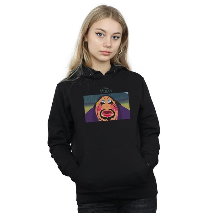 Disney Dames/Dames Mulan De koppelaarster Hoodie (Zwart)