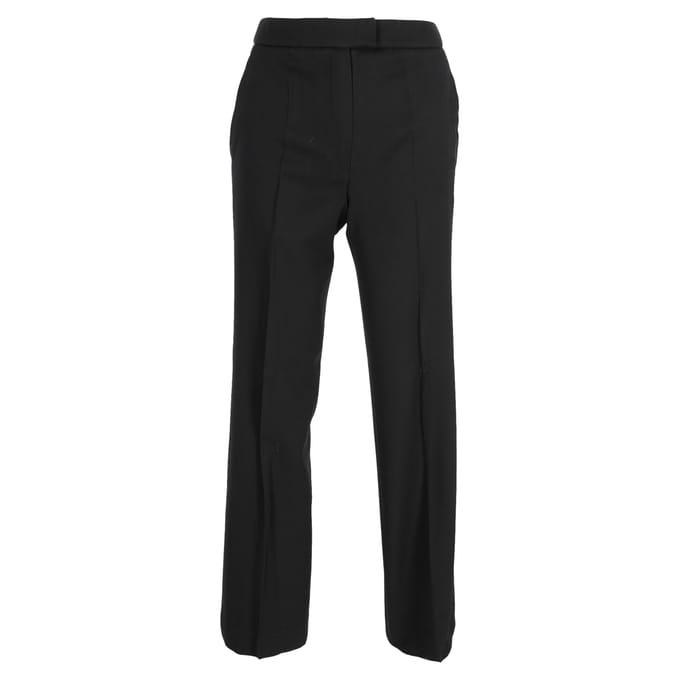 Givenchy hoge taille rechte broek van zwarte wol