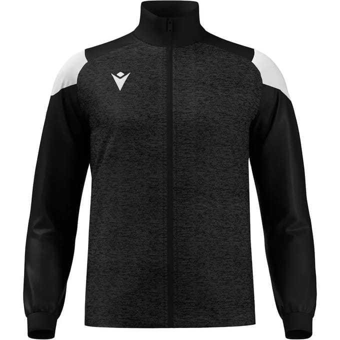 Macron Glory Prometheus Top Full Zip Heren - Zwart / Wit | Maat: L