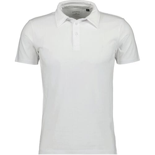 Ragman Polo Pima Cotton Stretch Uni Color Body Fir Wit / male