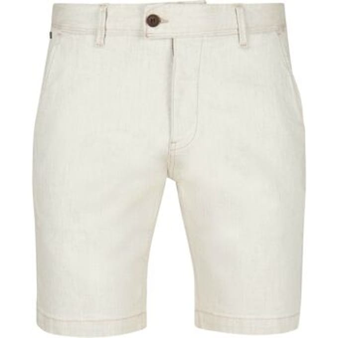 Korte Broek Vanguard V9 Chino Short Ecru
