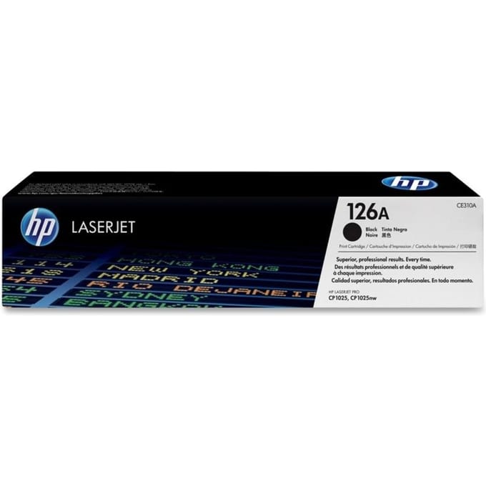 Tonercartridge hp ce310a 126a zwart
