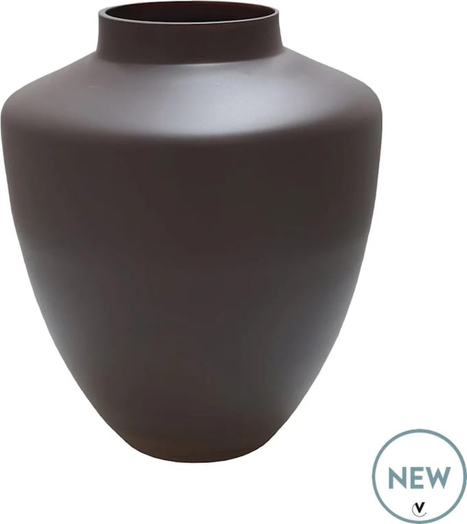 Vaas Tugela | Small | Matte Earth - Mat Taupe | Ø24,5 x H29 cm