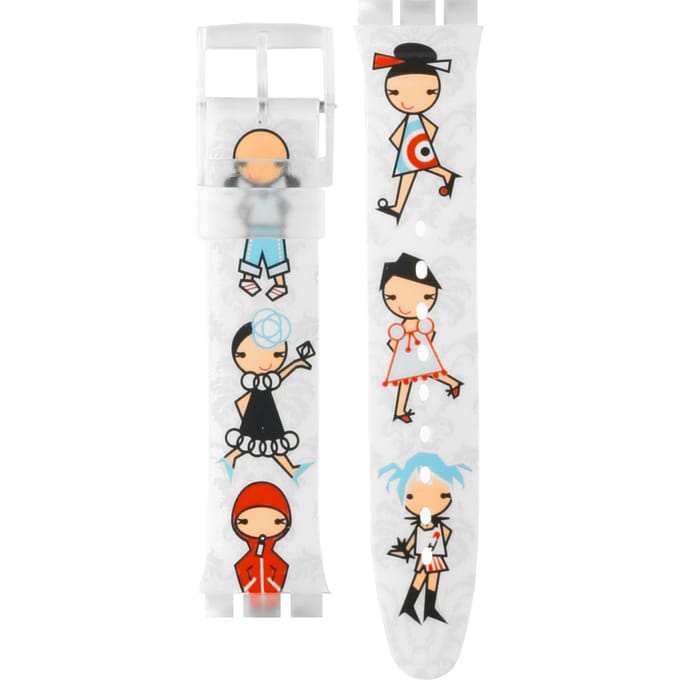 Swatch Plastic - Touch - STA/STB/STG ASTGK103 STGK103 Dressin' Day Horlogeband