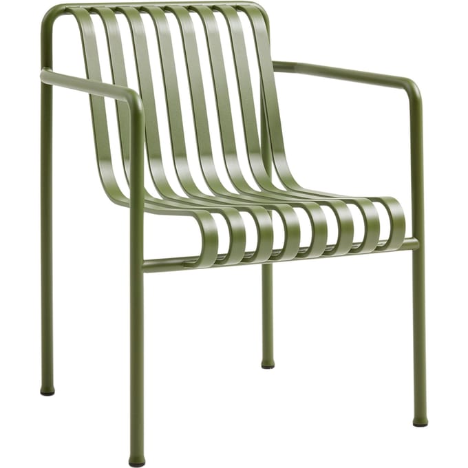 HAY - Palissade Dining Arm Chair - olijf - groen