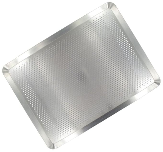 Perforeerbare bakplaat 40 x 30 cm in 18/10 aluminium Zenker Special Cooking
