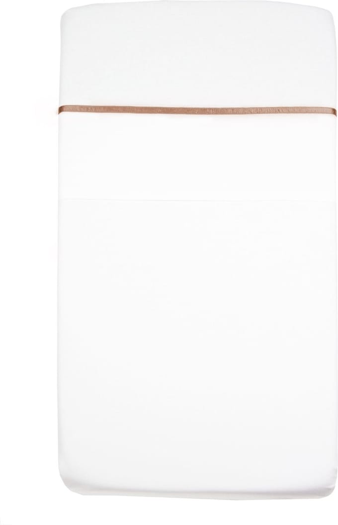 Briljant Baby Laken Ledikant - 100x150 - met Bies - Chocobruin