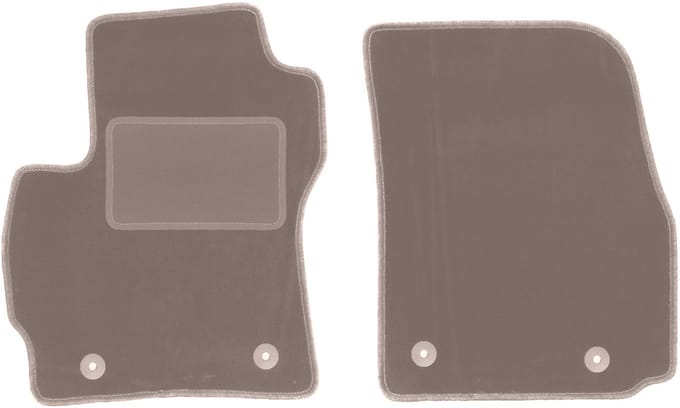 Beige voormatten voor: Mazda 5 I 7-zits (2005-2010)