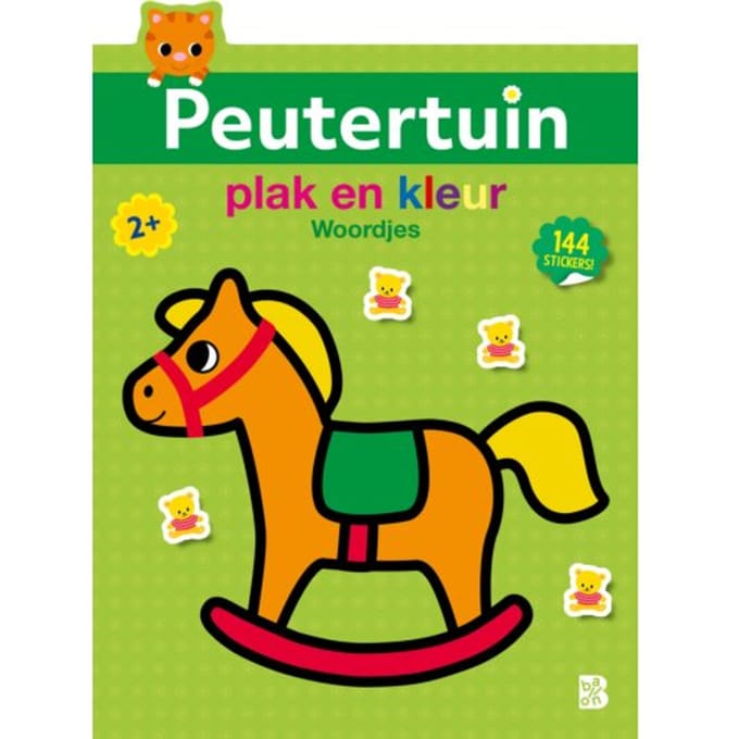 Plak En Kleur Woordjes - Peutertuin