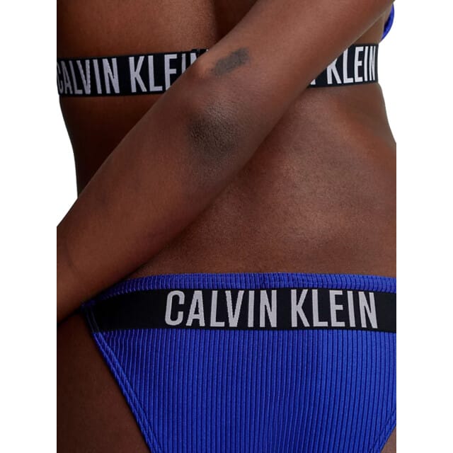 Calvin Klein String Side Bikini Slip dames Donkerblauw S/36