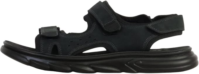 Platte sandalen met klittenband