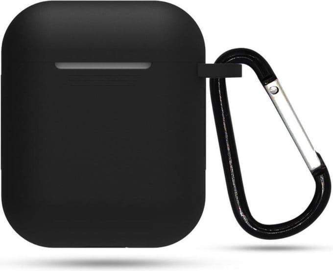 YPCd® Apple AirPods Hoesje - Zwart - Soft case