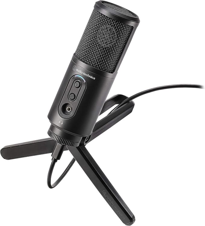 USB Condensatormicrofoon voor Streaming en Podcasting met Hoofdtelefoonmonitoring