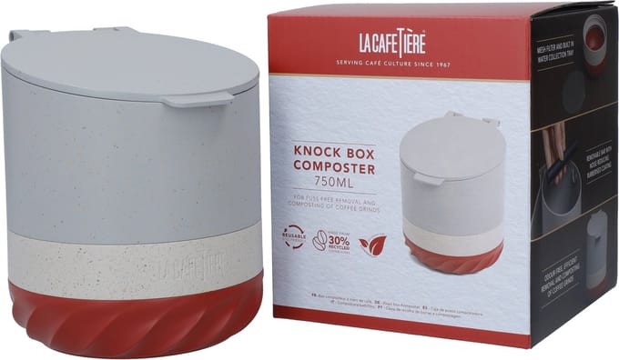 Renew Uitklopbak, Compostemmer, 0.75 L, 15 x 15.5 cm, Polypropyleen, Anti Slip - La Cafetière