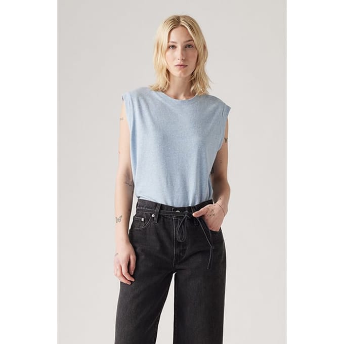 Levi's Boxy Tank Top Blue Taglia: S | Canottiere Outlet | Donna | Blu