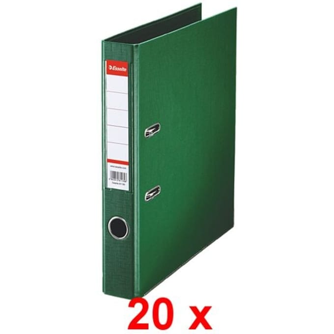 Esselte Ordner Power Nr. 1 - PP - A4 - rugbreedte 50 mm - verwisselbaar rugetiket - groen