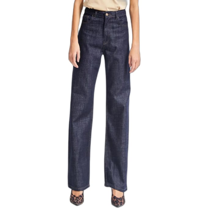 It's Basic - Straight Mid Rise Jeans - Indigo