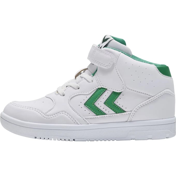 Hummel kindersneaker Camden High Jr Wit