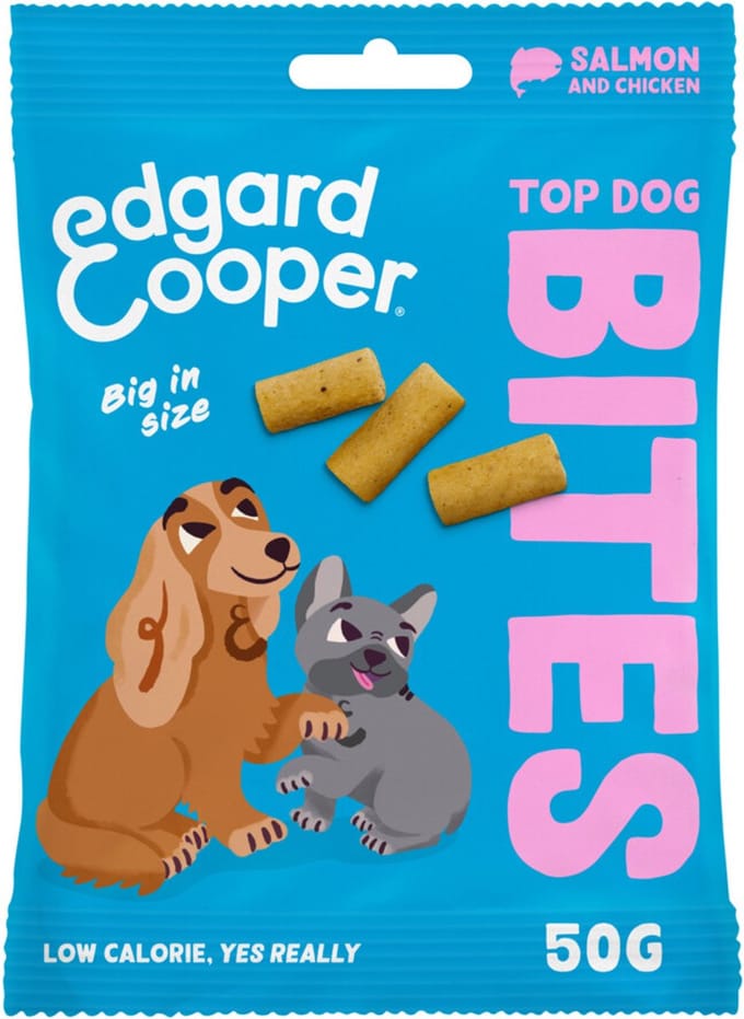3x Edgard & Cooper Adult Bite L Zalm & Kip 50 gr