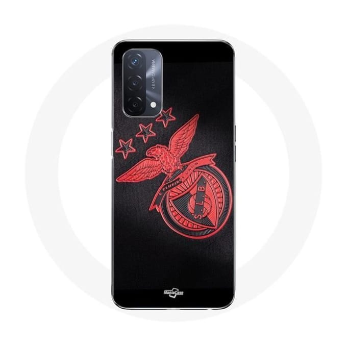 Oppo A93 5G hoesje slb benfica zwarte achtergrond