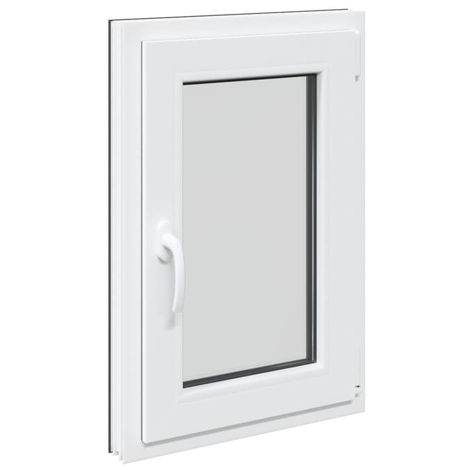 vidaXL - Kleur - binnenkant - kelderraam - Wit - RISOR - 50 - x - 75 - cm