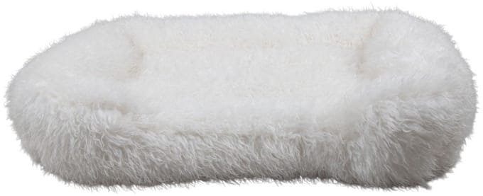 Dierenmand XL tibetan lamb off white 100x70x22cm