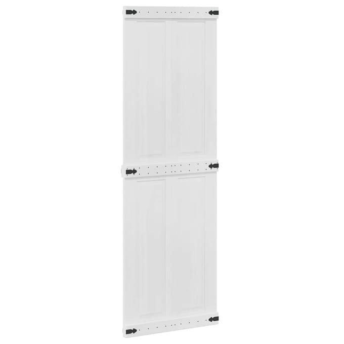 vidaXL - Schuifdeur - CORONA - 70 - x - 210 - cm - Massief - grenenhout - Wit