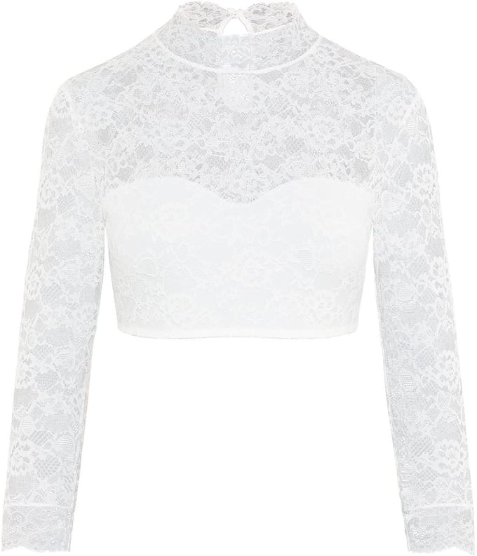 Dirndlblouse 3/4-mouwen Wiesn-Zauber