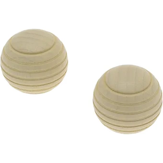 Decomode Eindknop Gordijnroede Bol Beuk 20mm 2st
