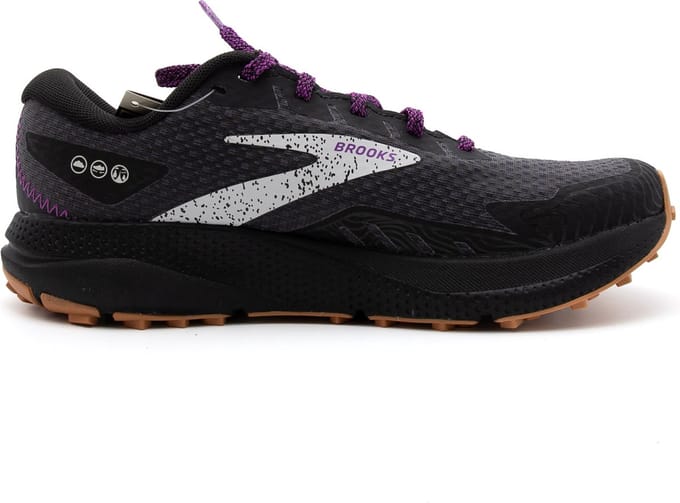 Brooks Divide 4 Gtx Hardloopschoenen - Zwart/Wit/Paars - Maat 38.5 - Vrouwen