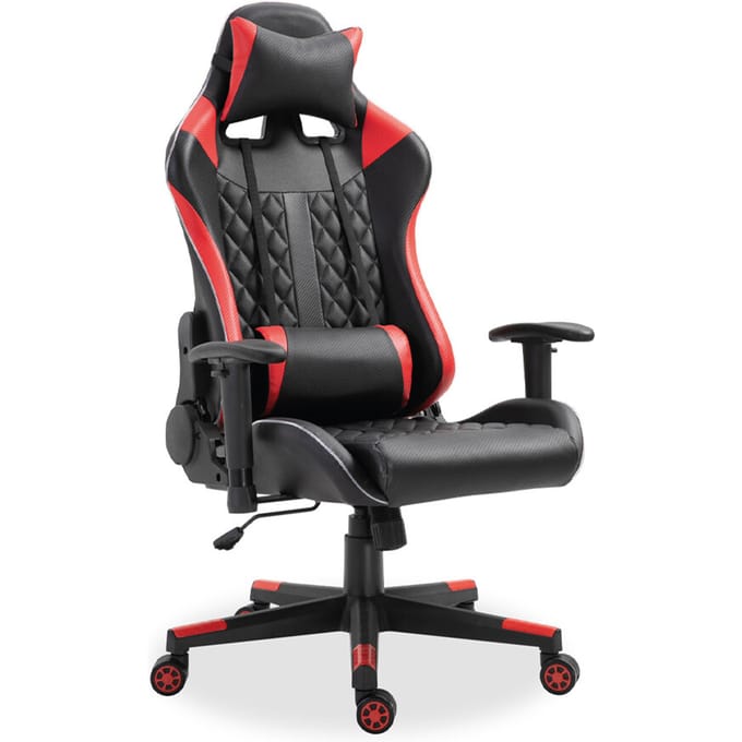 Stozy Gamestoel Abel Rood - Zwart