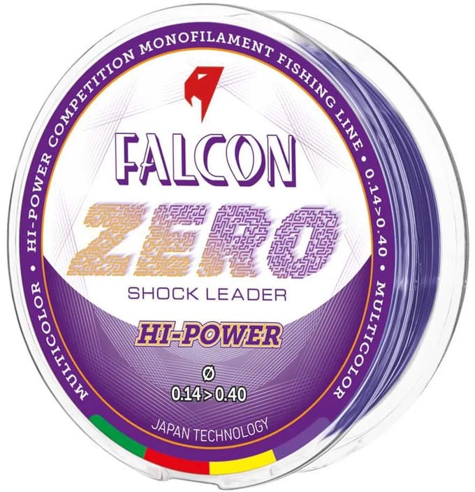 Falcon Zero Shock 220 M Taps Toelopende Onderlijn Transparant 0.140-0.400 mm