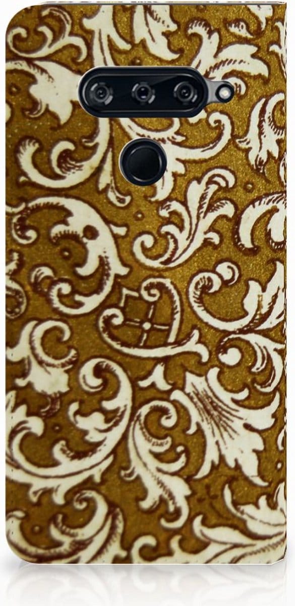 Telefoon Hoesje LG V40 Thinq Barok Goud