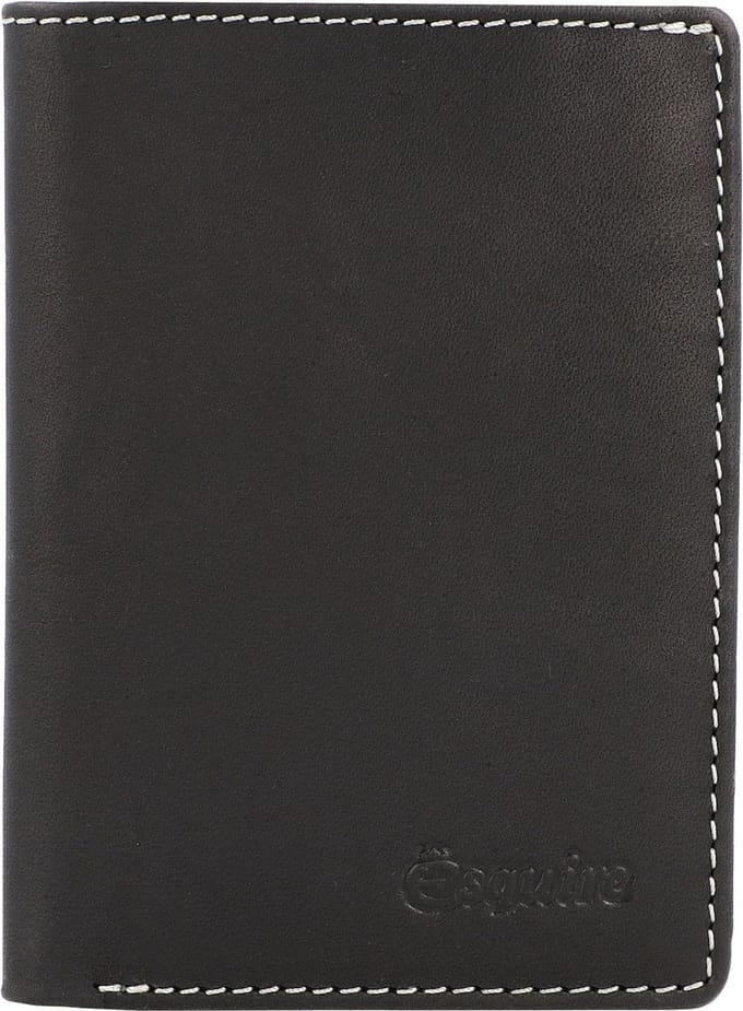 Esquire Oslo creditcard etui RFID leer 8 cm - 7 Sleuven - schwarz