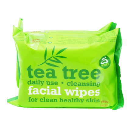 XBC Tea Tree Gezichtsdoekjes - 2x25 stuks