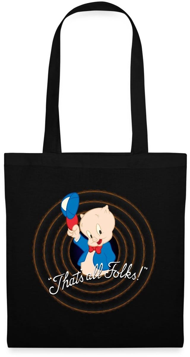 Looney Tunes Porky Pig Tas Van Stof Schoudertas