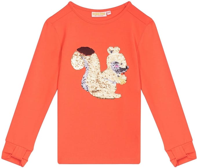 Meisjes t-shirt LS - Rood