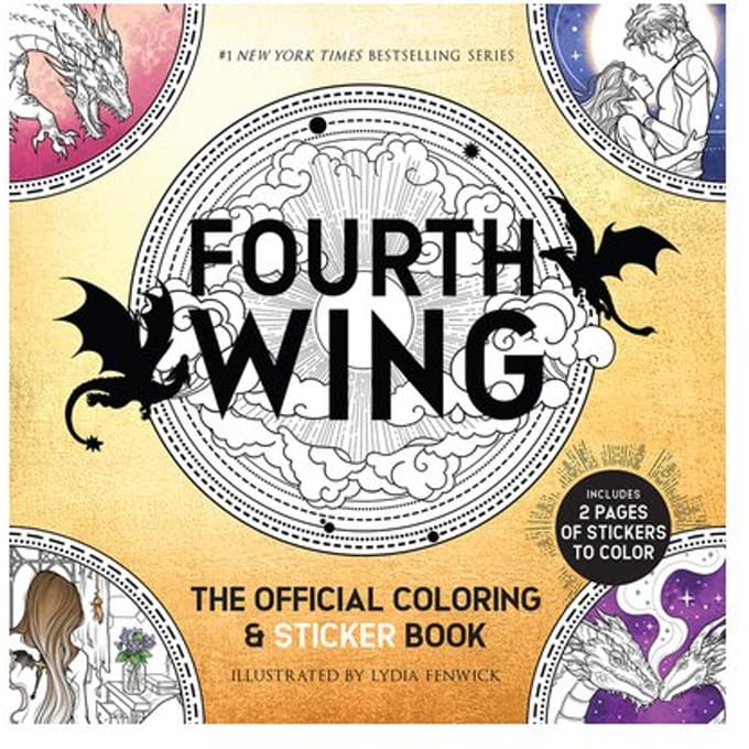 Fourth Wing: The Official Coloring & Sticker Book - Lydia Fenwick