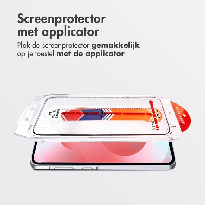 Accezz Screen Protector - Geschikt voor Samsung Galaxy S26 - Glas Screenprotector met Anti-dust Applicator