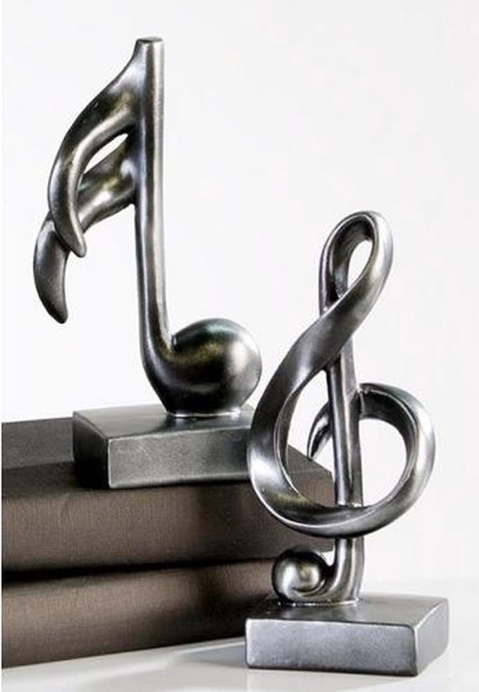 Muzieknoot en muzieksleutel