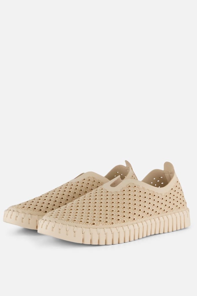 Ilse Jacobsen Ilse Jacobsen Instappers beige Micro fyber