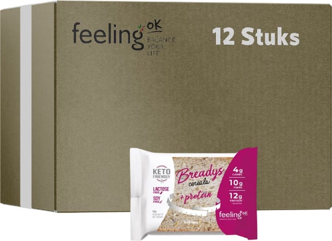 Feeling OK | Breadys | Cereals | 12 Stuks | 12 x 50g