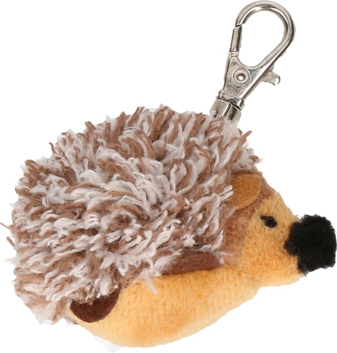 Nature Planet Egel - pluche knuffel dier - sleutelhanger - 5 cm - tuin dieren