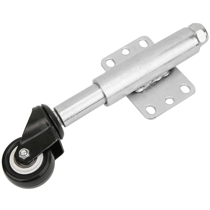 2 PU Poortwiel Veerbelast Zwenkwiel Heavy Duty 110lbs Laadvermogen