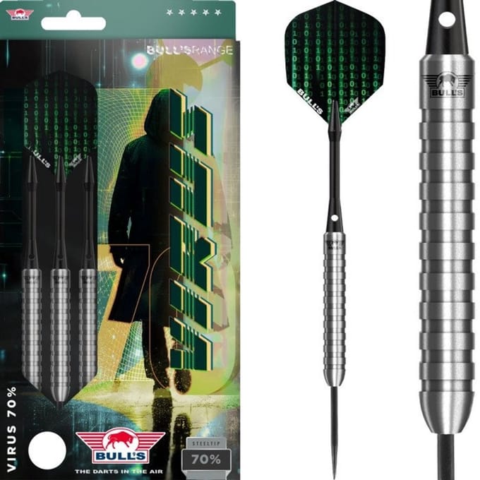 BULL'S Virus - 70% Tungsten Dartpijlen - 25 gram